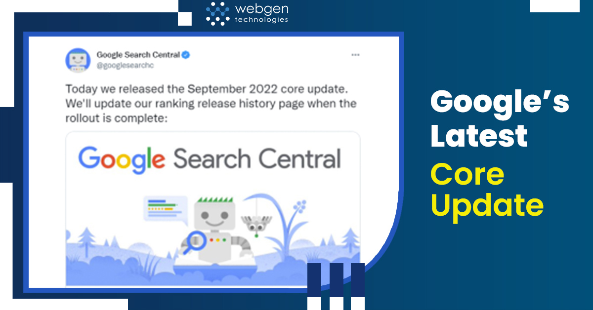 Google Core Update September 2022